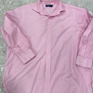 Ralph Lauren Men's Light Pink Button Down Shirt